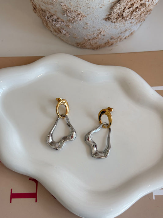 Arete abstracto bicolor