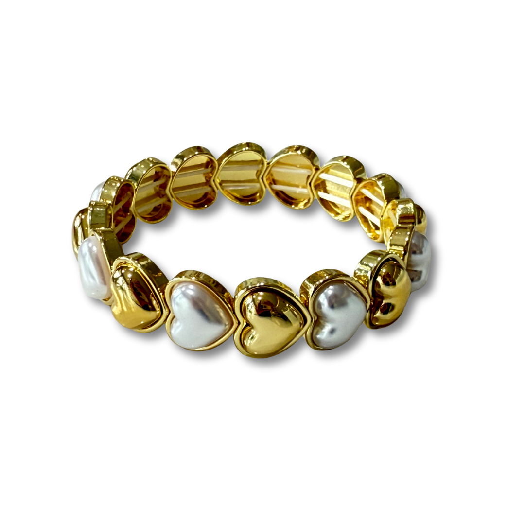 Pulsera amor corazones