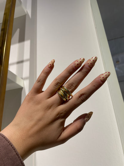 Anillo Minnie Dorado