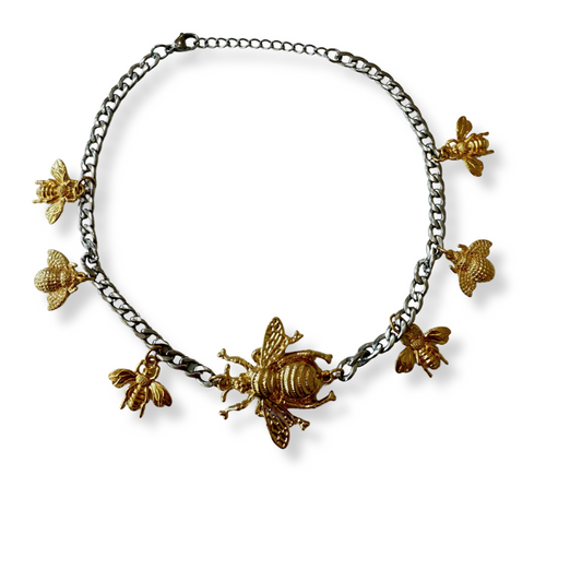 Collar honey bee