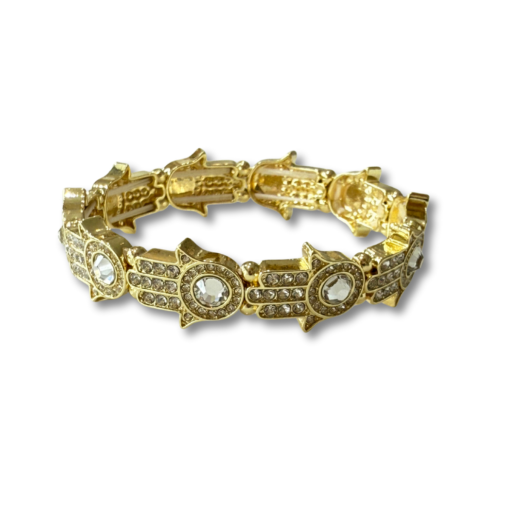 Pulsera mano hamsa mal de ojo