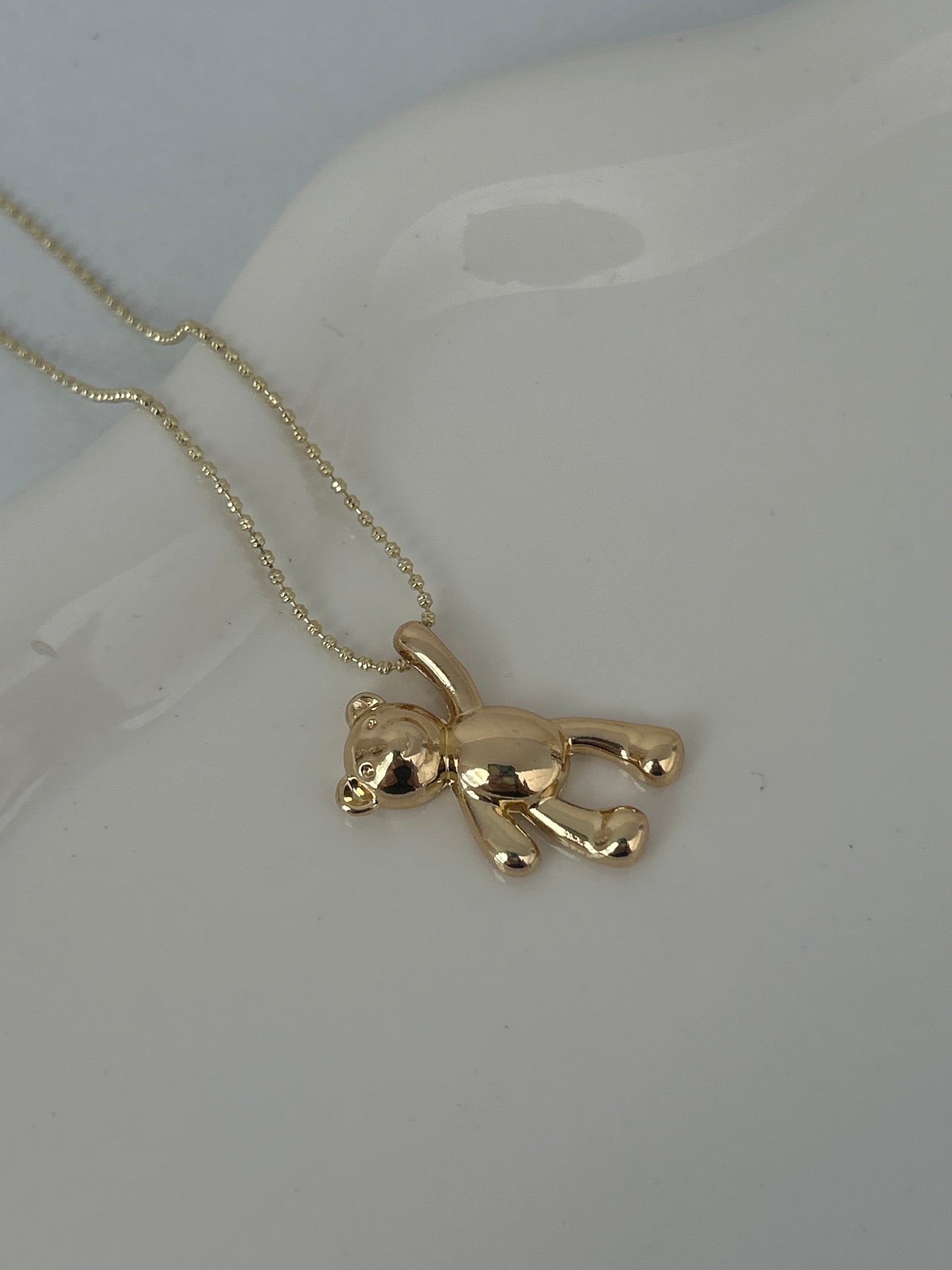 Collar Osito Dorado