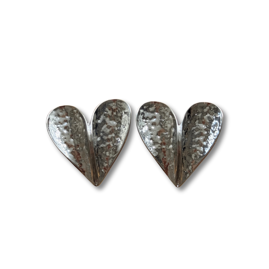 Aretes corazón XL
