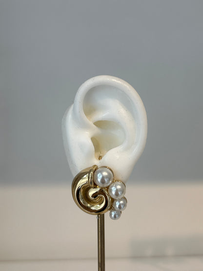 Aretes Caracol Y Perla