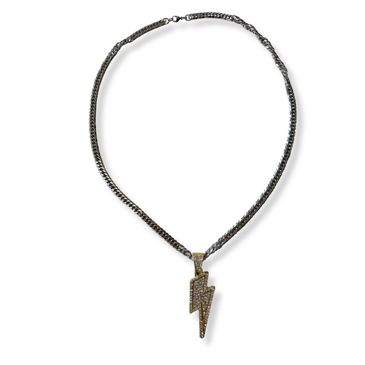 Collar bicolor dije rayo