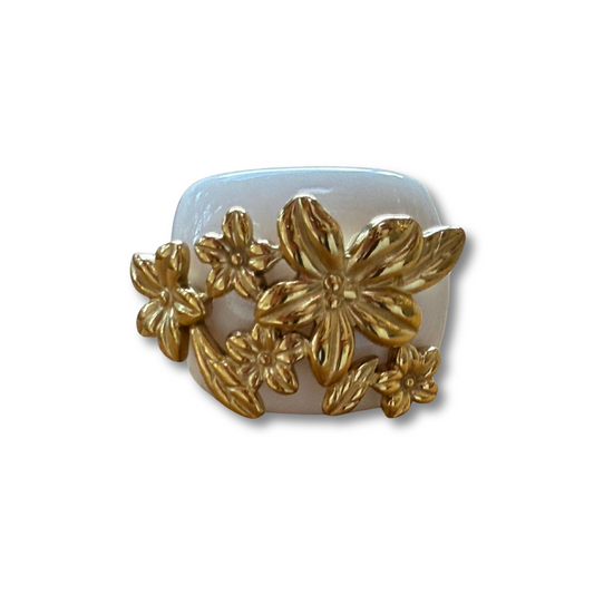 Anillo bloom acrílico