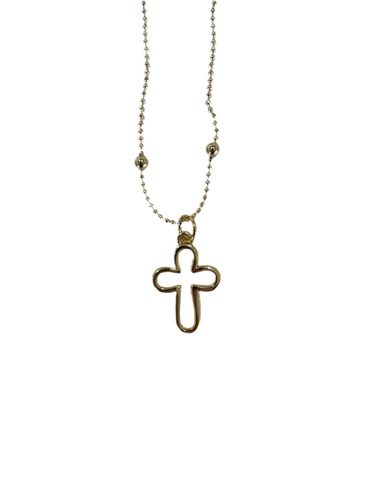 Collar Cruz Hueca