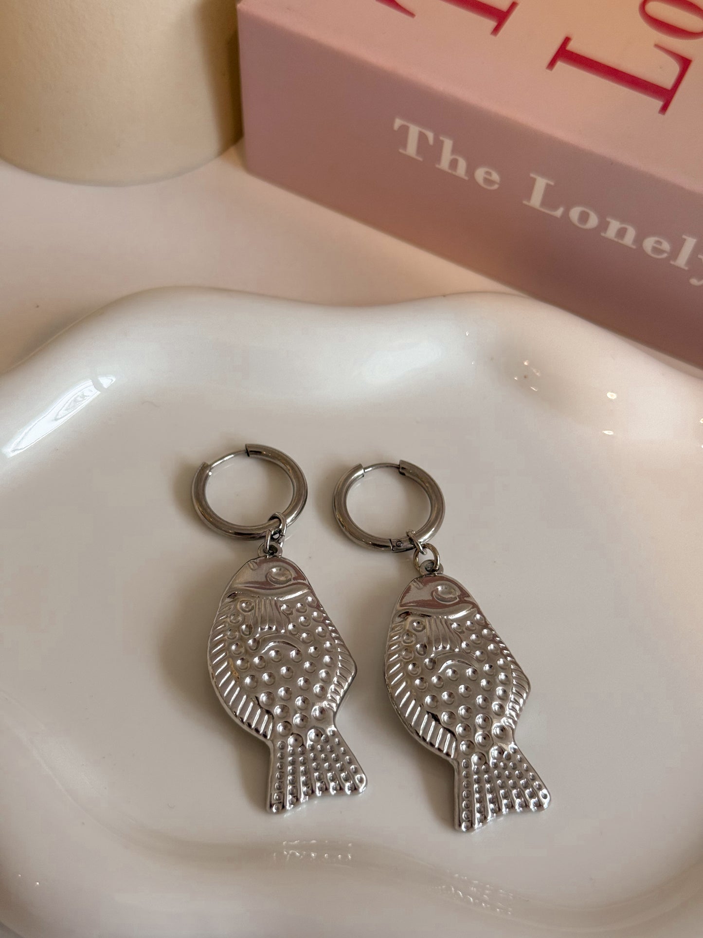 Aretes Pez Plata