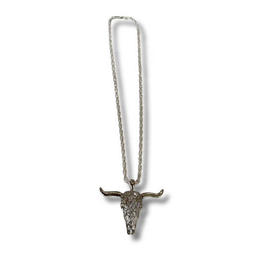 Collar Dakota toro plata