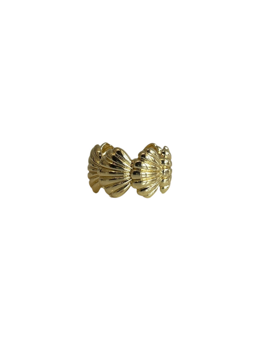 Anillo Conchitas Dorada
