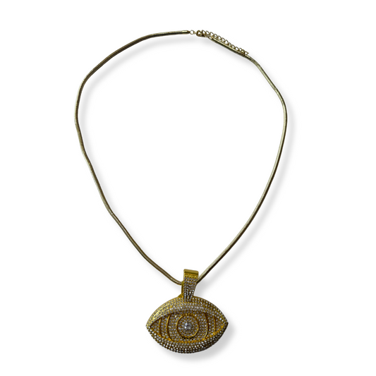 Collar ojo con brillos