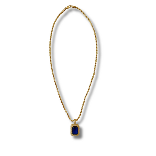 Collar Sencillo Azul