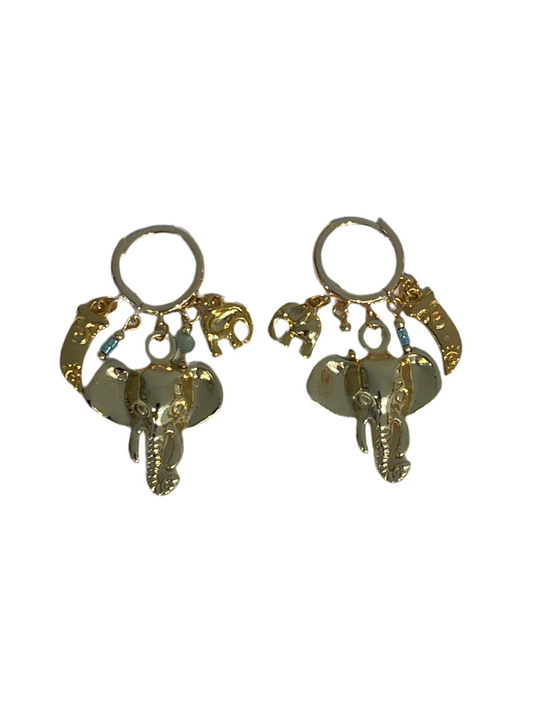 Aretes Elefante Blue