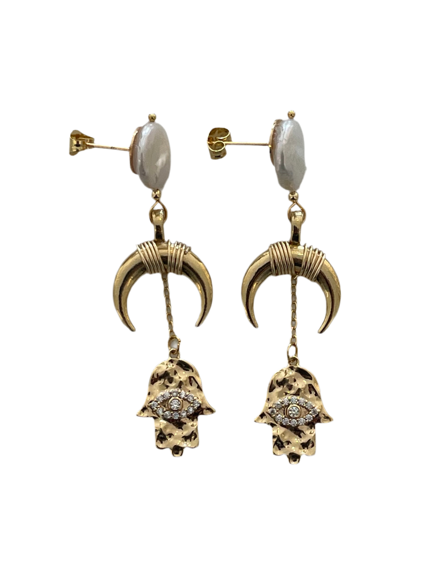 Aretes Mano de Fatima
