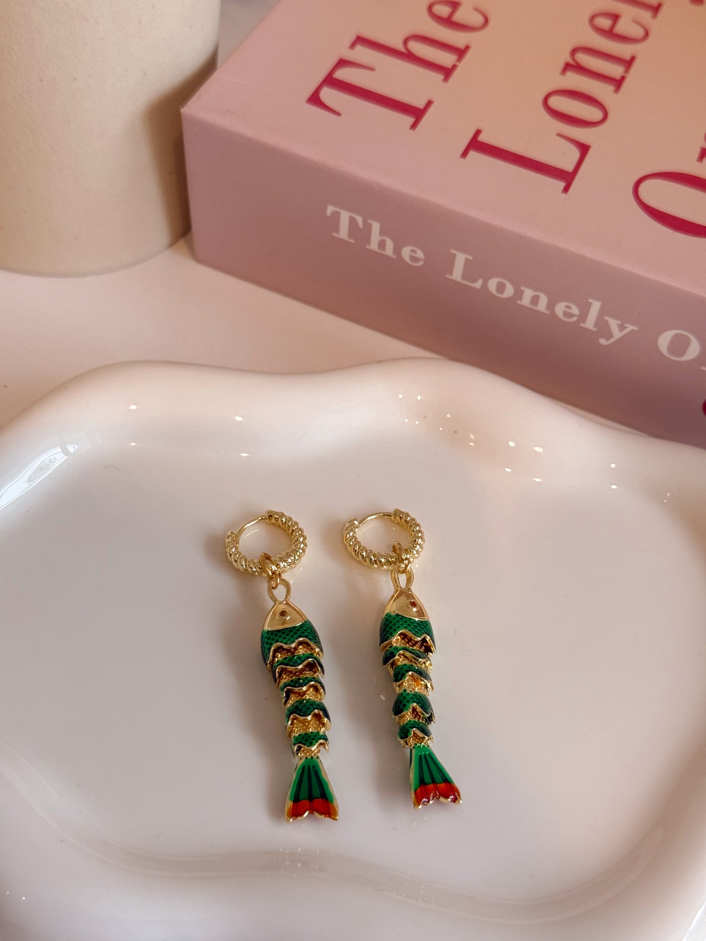 Aretes Pez Griego