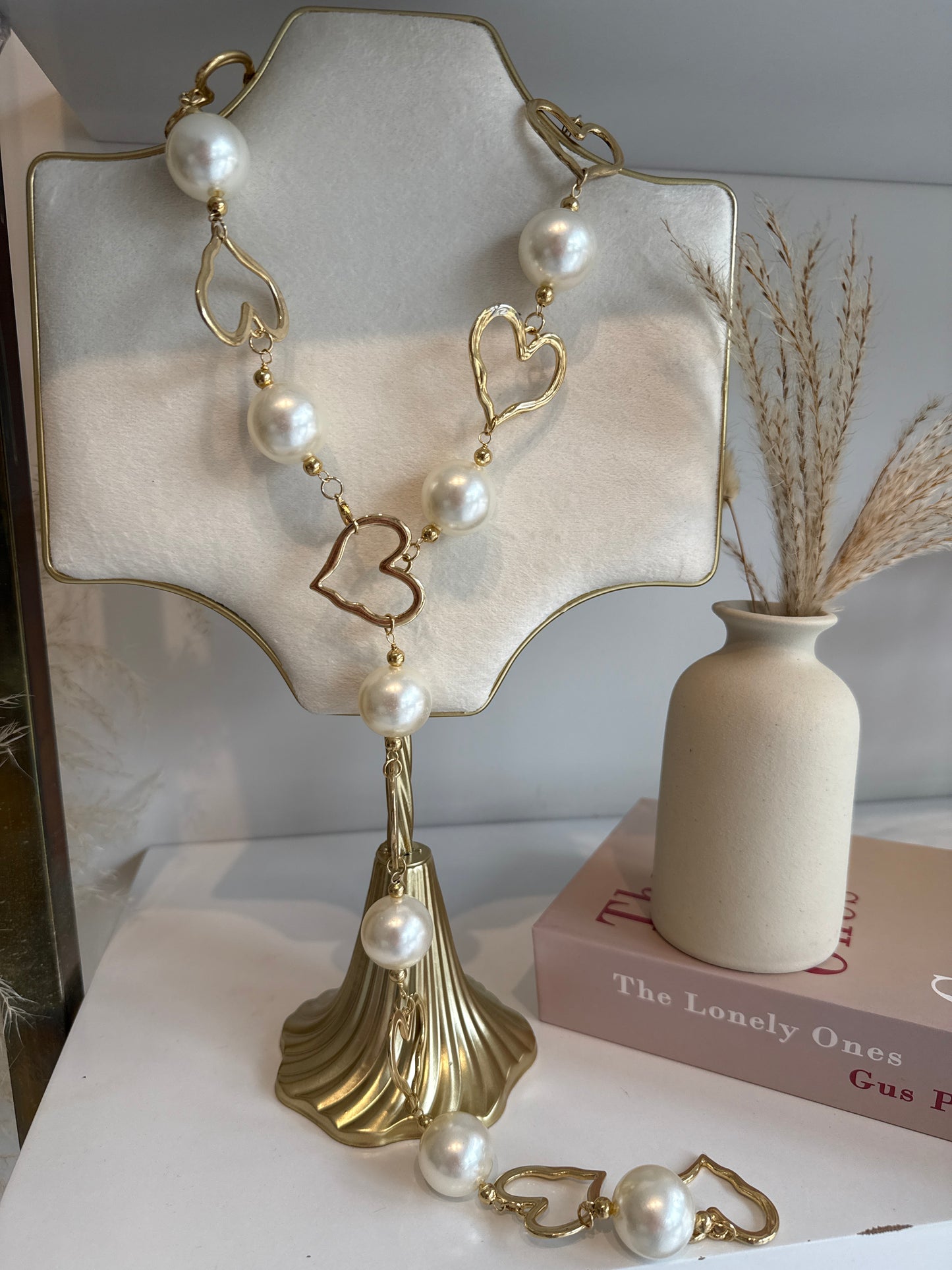 Collar Perla Corazón