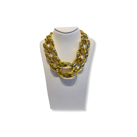 Collar Maxi Eslabones Dorados