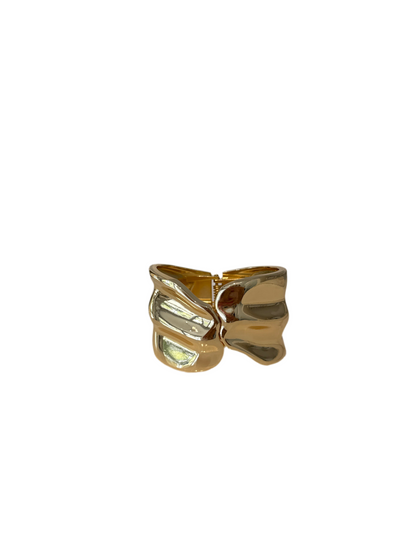 Pulsera moño dorada