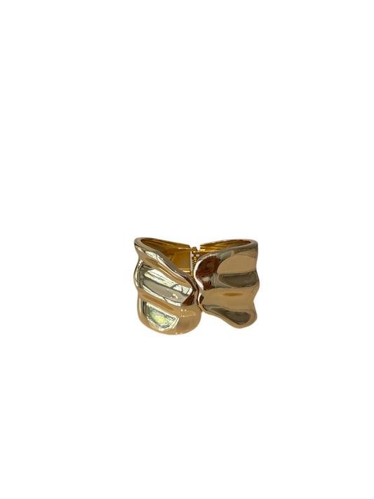 Pulsera moño dorada