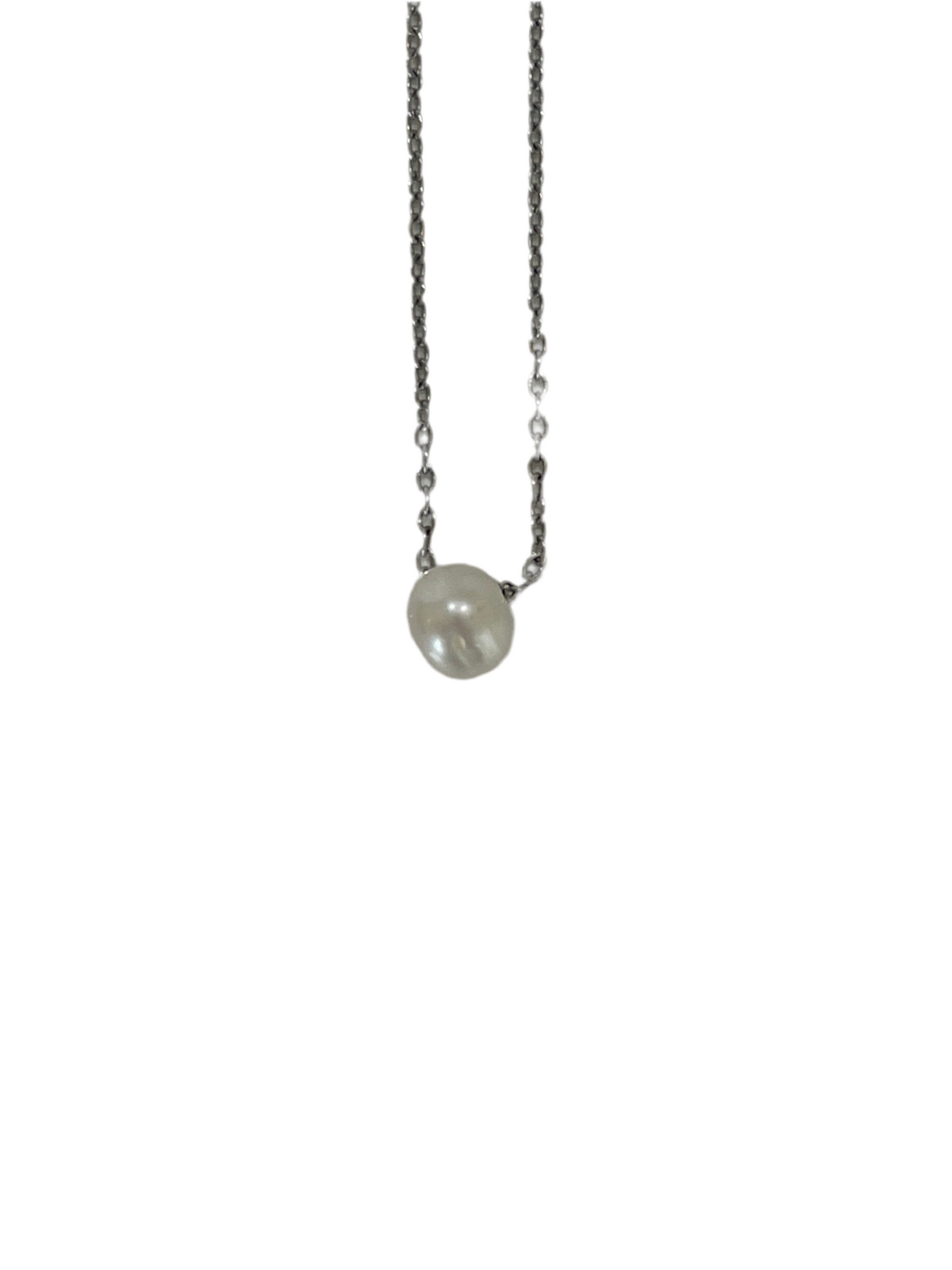 Collar Perla Cadena Sencilla
