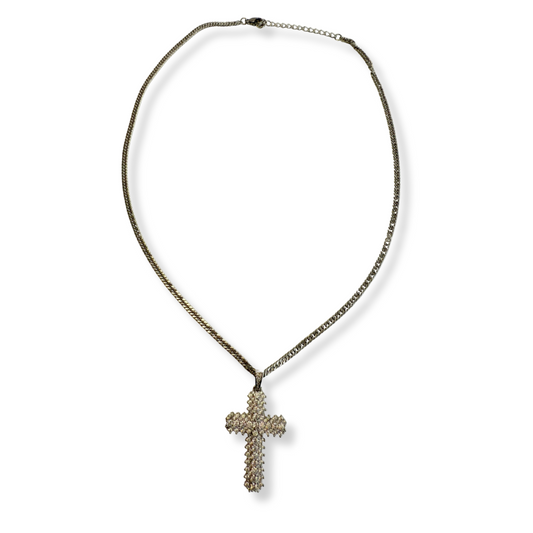 Collar Cruz Brillos