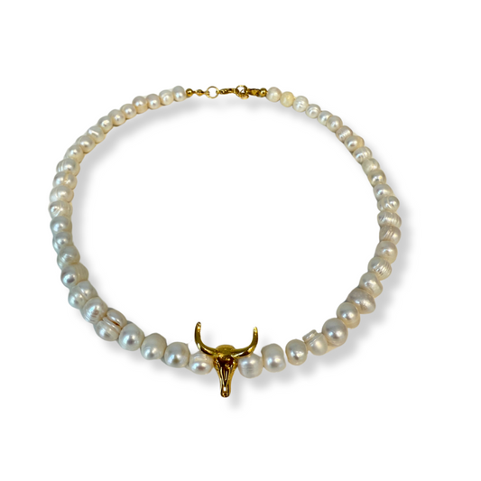 Choker Perla Toro Mini