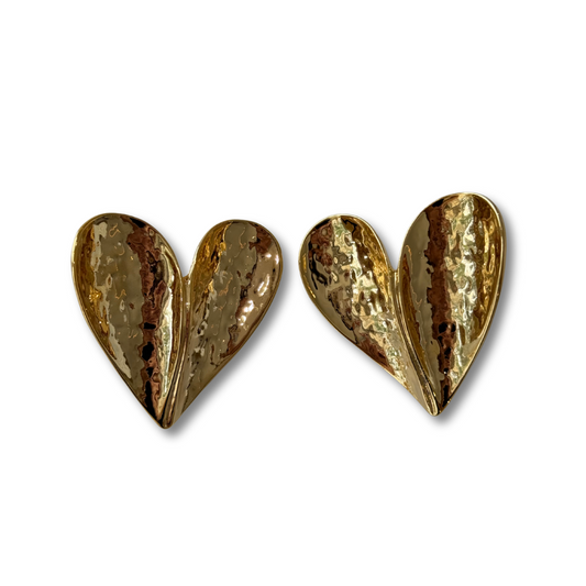 Aretes corazón XL