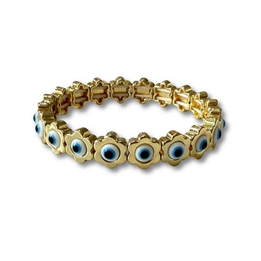 Pulsera flor mal de ojo