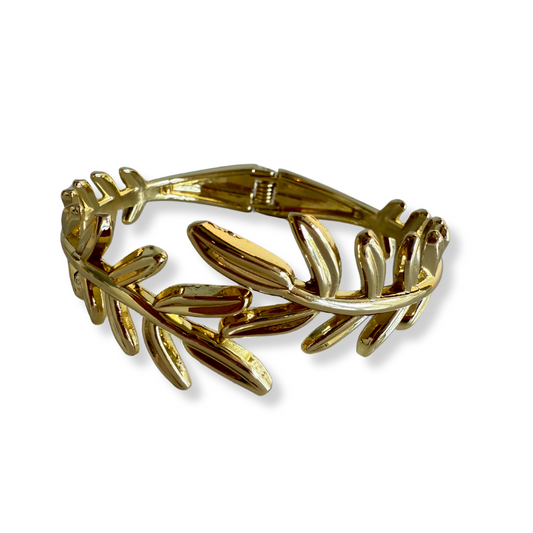 Pulsera Laurel Dorada