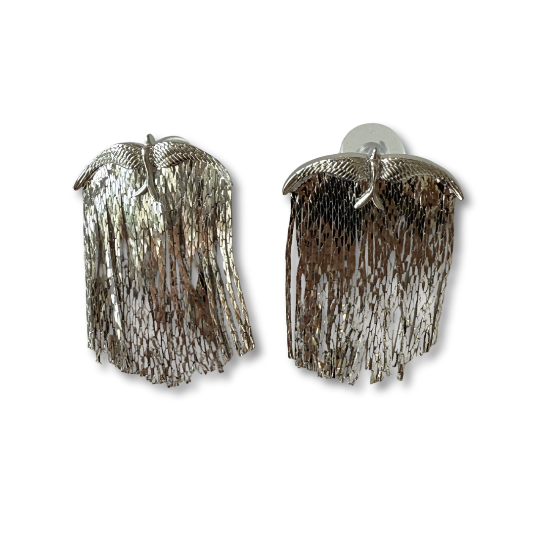 Aretes pájaros tiras