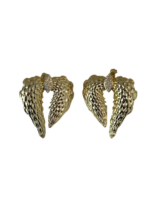 Aretes Ángel Gold
