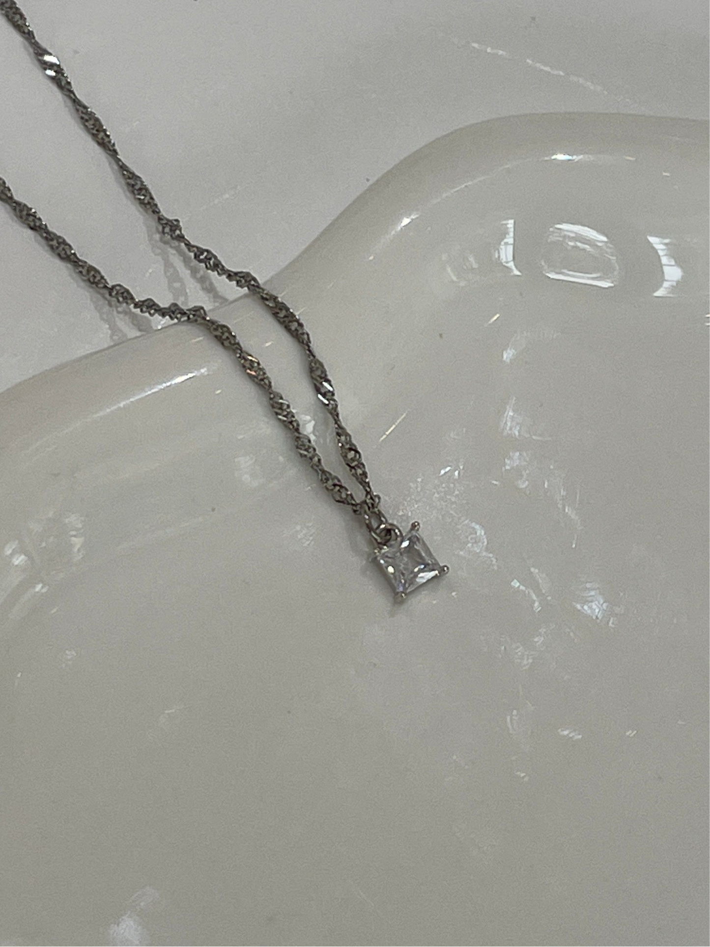 Collar Square Silver