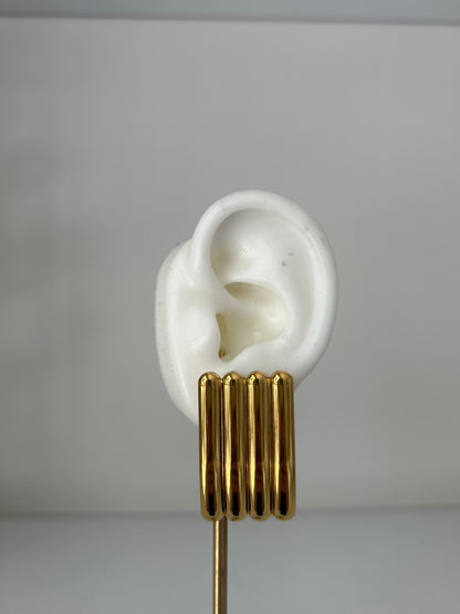 Aretes Palitos Dorados