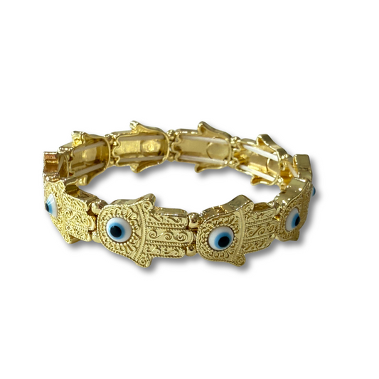 Pulsera mano hamsa mal de ojo