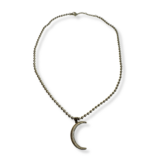 Collar plata luna