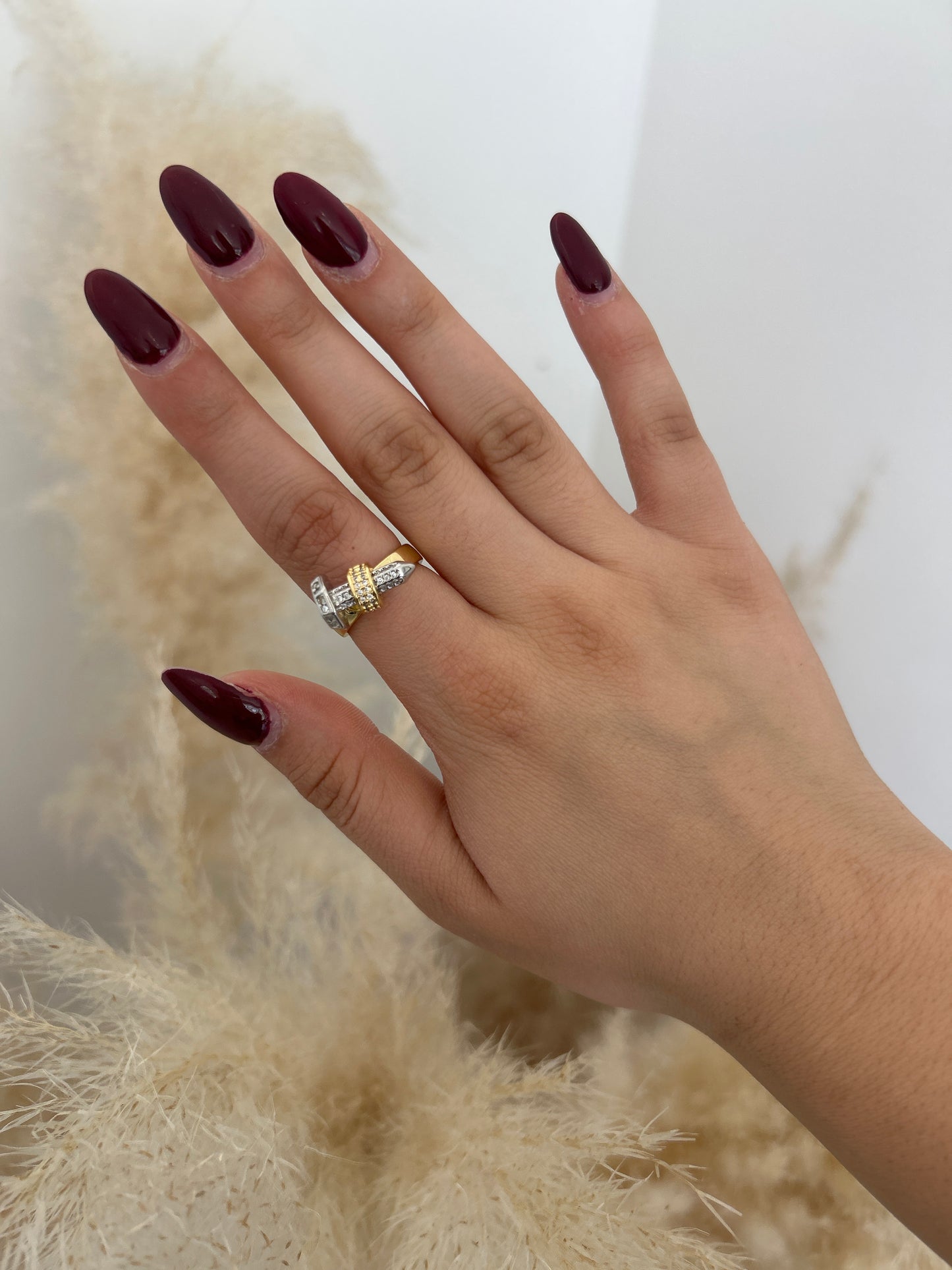 Anillo Clavo Bicolor