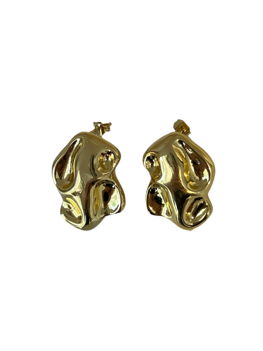 Aretes Gemstones Gold