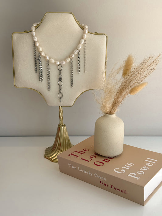 Collar Rocky Perla Natural