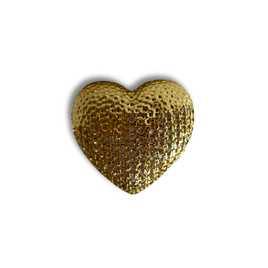 Anillo cora brillos