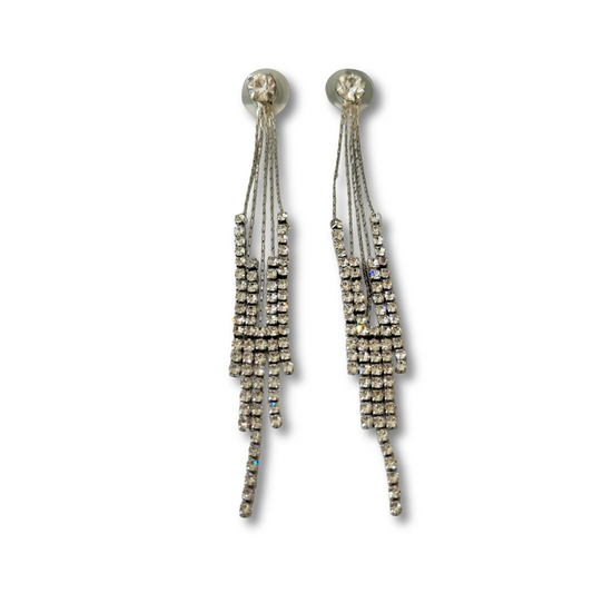 Arete De Fiesta Cascada Brillos