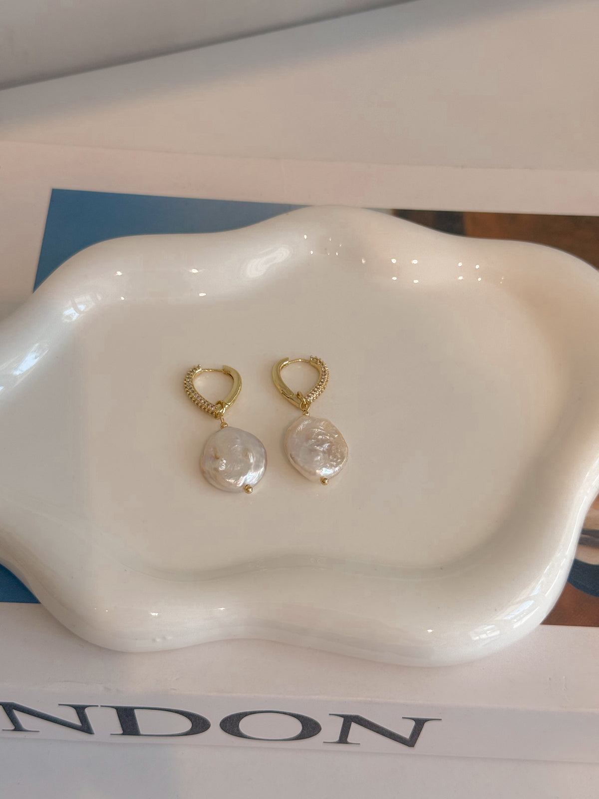 Aretes Perla Kathya