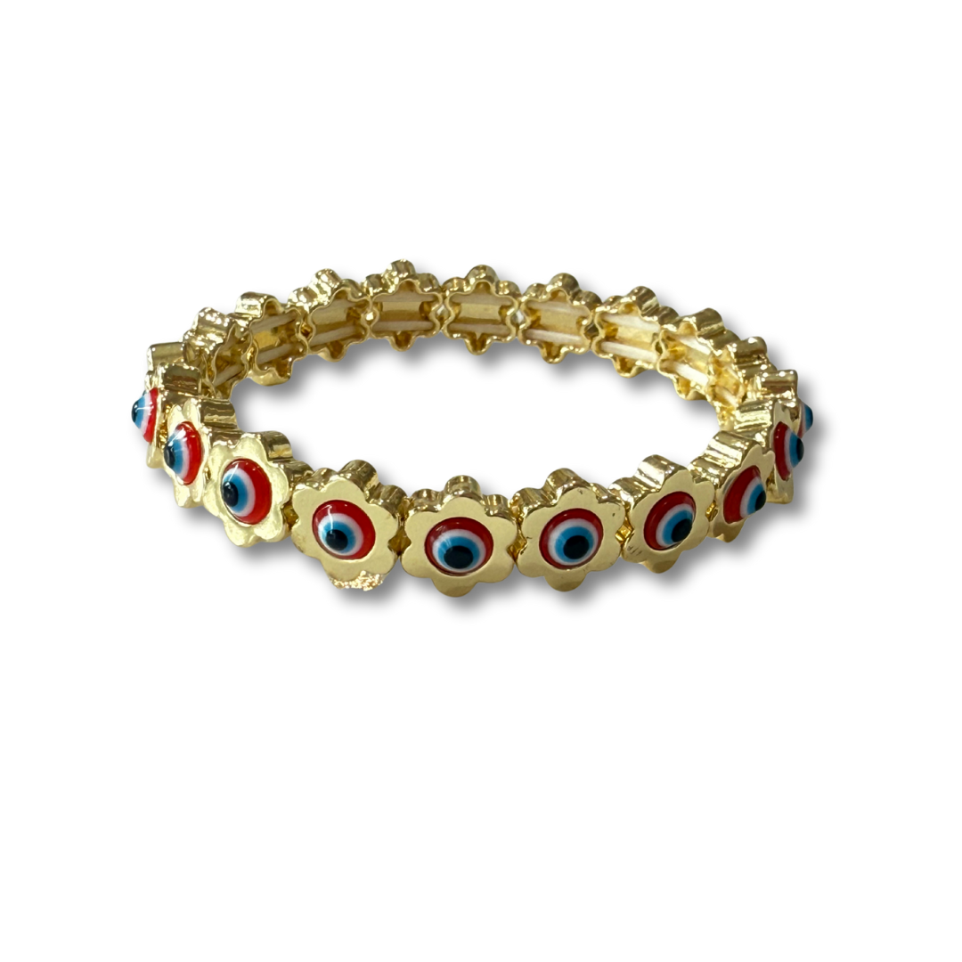 Pulsera flor mal de ojo