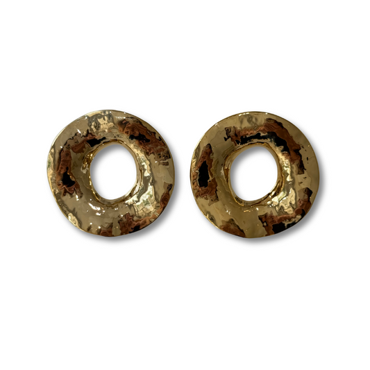 Aretes círculo hueco