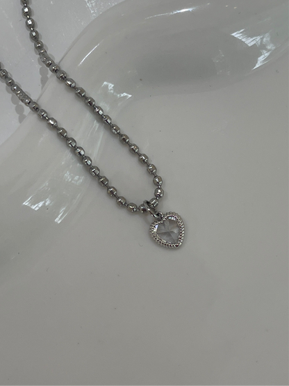 Collar Cristal Heart