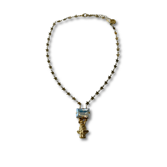 Collar Swarovski angel stars