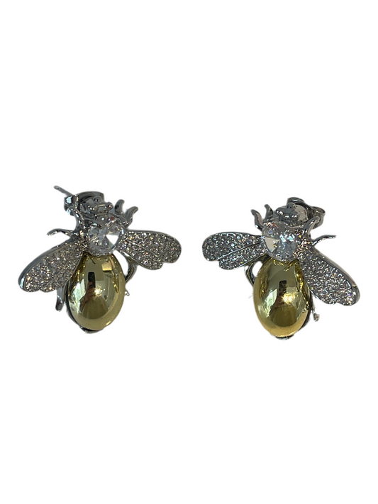 Aretes Bee Bicolor
