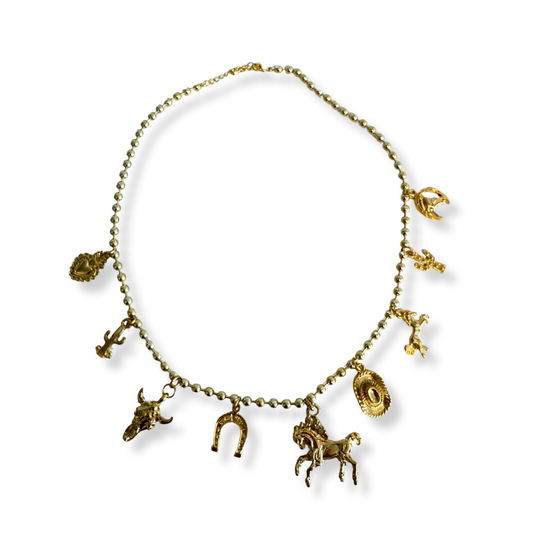 Collar Dijes Viejo Oeste