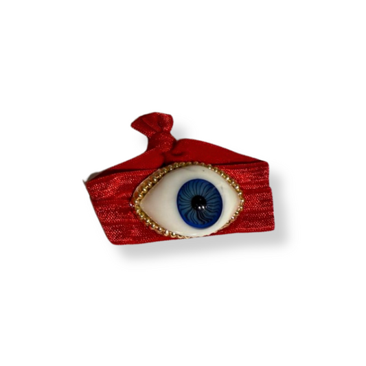 Pulsera listón rojo con ojo