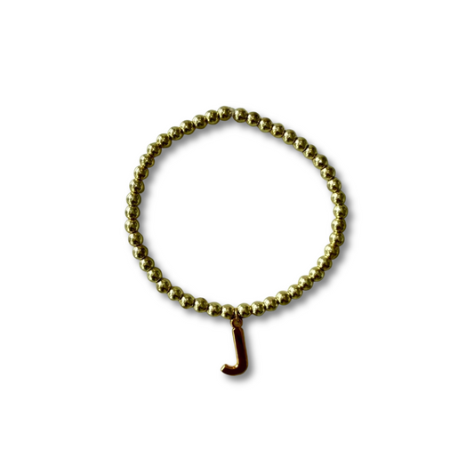 Pulsera inicial dorada