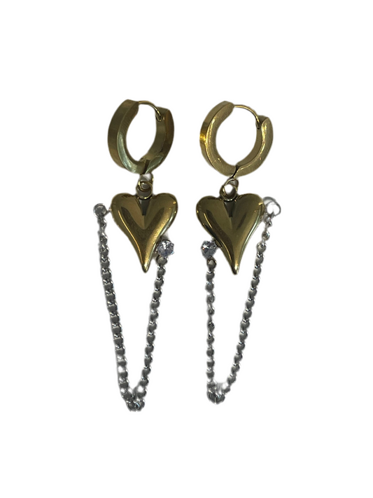 Aretes Ela Bicolor